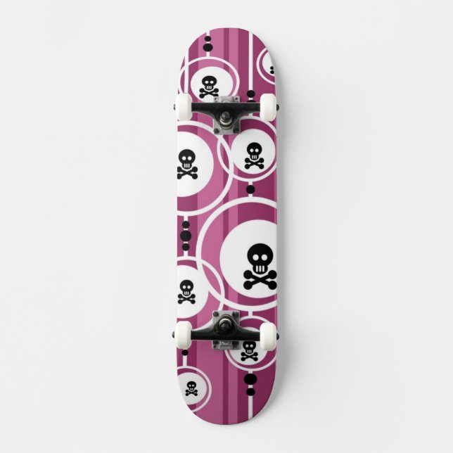 Grungebakgrund Skateboard Bräda 19,5 Cm (Framsida)