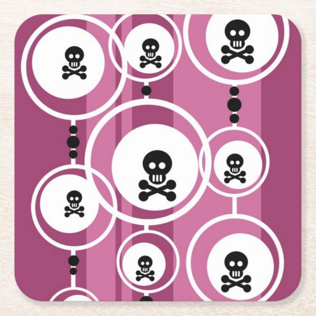 Grungebakgrund Underlägg Papper Kvadrat (Framsidan)