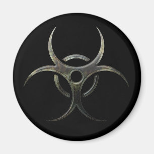 GrungeBiohazardsymbol Magnet