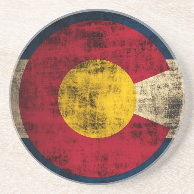 GrungeColorado flagga Underlägg (Framsidan)