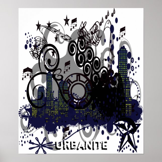 Grunged City Poster (Framsidan)