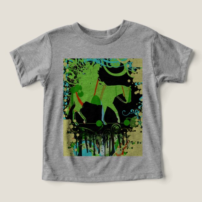 Grunged CowGilr T-shirt (Design Framsida)