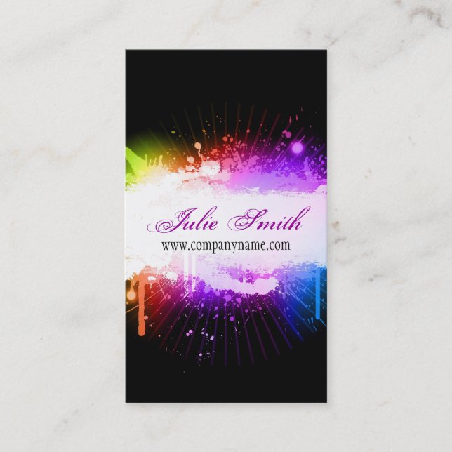 Grungedesignvisitkort Visitkort (Framsida)