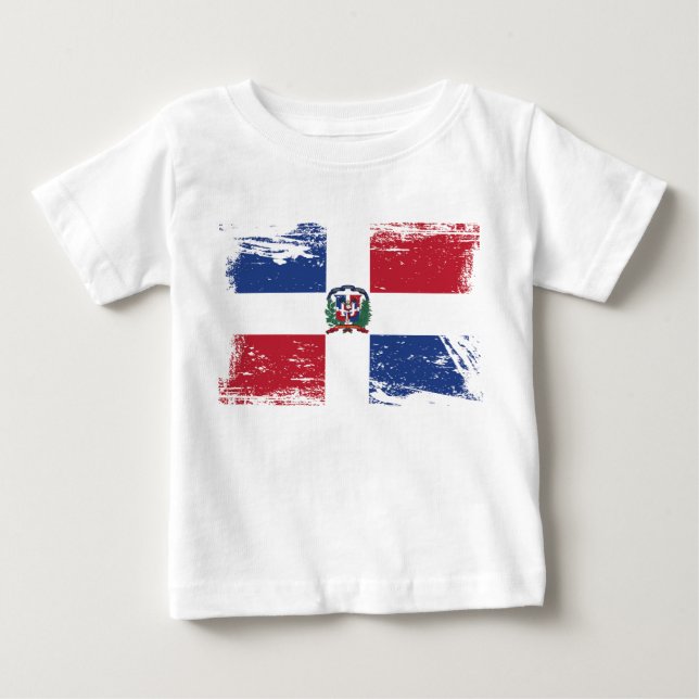 GrungeDominikanska republiken sjunker T-shirt (Framsida)