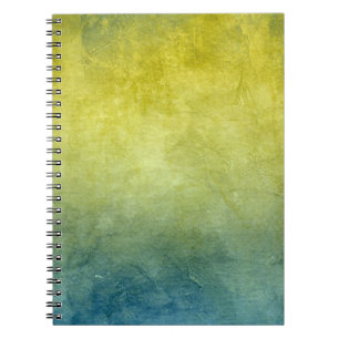 Grungefärger - Gul & Blå Anteckningsbok