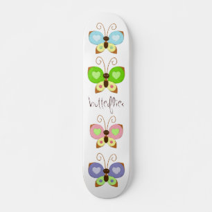 GrungefjärilsSkateboard Mini Skateboard Bräda 18,5 Cm