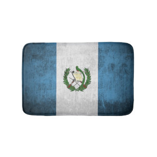 Grungeflagga av Guatemala Badrumsmatta
