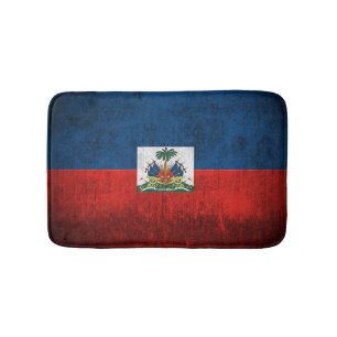 Grungeflagga av Haiti Badrumsmatta