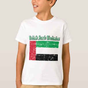 Grungeflagga av United Arab Emirates Tee