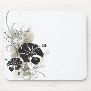Grungehibiskusmousepad Musmatta