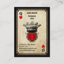 Grungehjärtans drottning visitkort