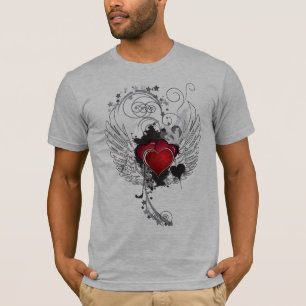 Grungehjärtavingar Tee Shirt