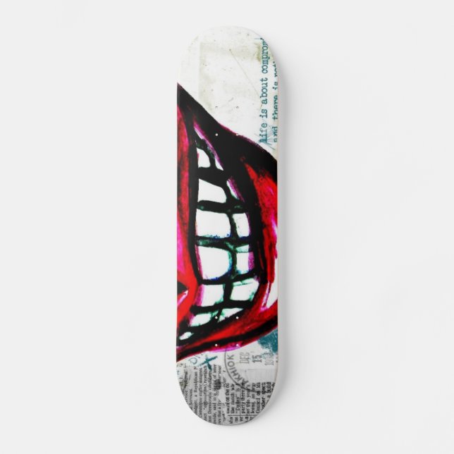 GrungeläpparSkateboard Skateboard Bräda 19,5 Cm (Framsida)