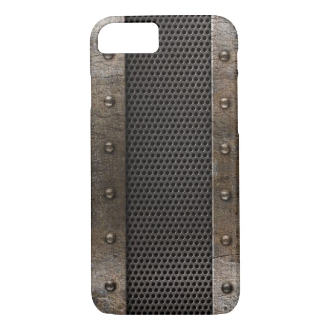 Grungemetallbakgrund Case-Mate iPhone Skal (Baksida)