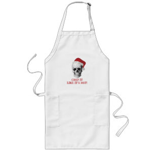 Grungeskalle Santa Långt Förkläde