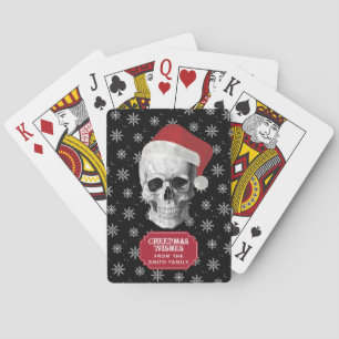 Grungeskalle Santa Spelkort