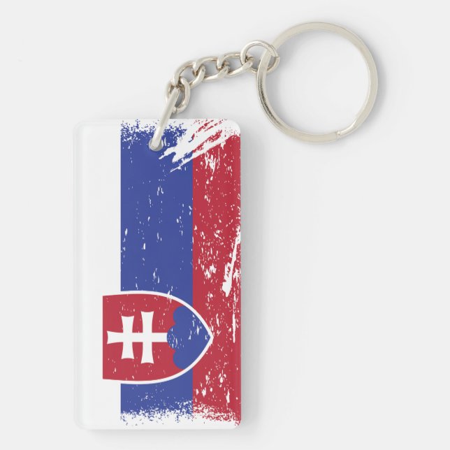 GrungeSlovakien flagga (Baksidan)