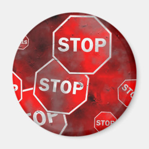 Grungestopptecken Magnet