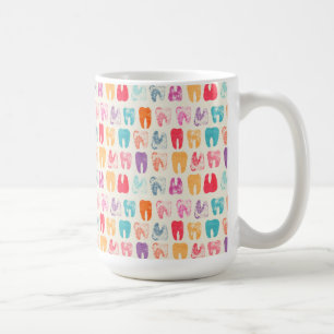 Grungetandmönster Kaffemugg