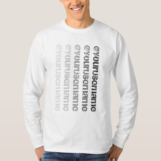 GrungeTwitterskjorta Tee Shirt (Framsida)