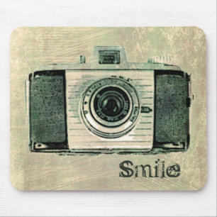 Grungevintagekamera Mousepad Musmatta
