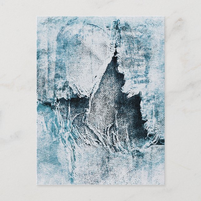 grungig denim vykort (Framsida)