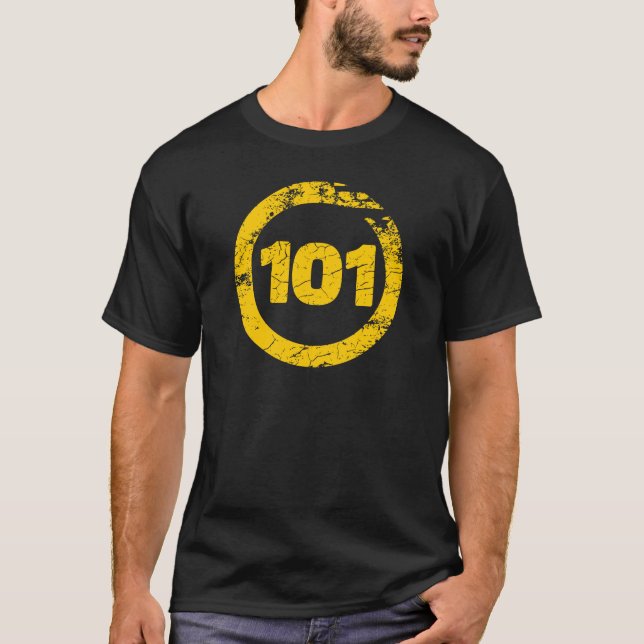 Grungy 101 tee shirt (Framsida)