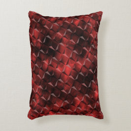 Grungy 3D trappor stil-kvadrater med kolfläckar Prydnadskudde