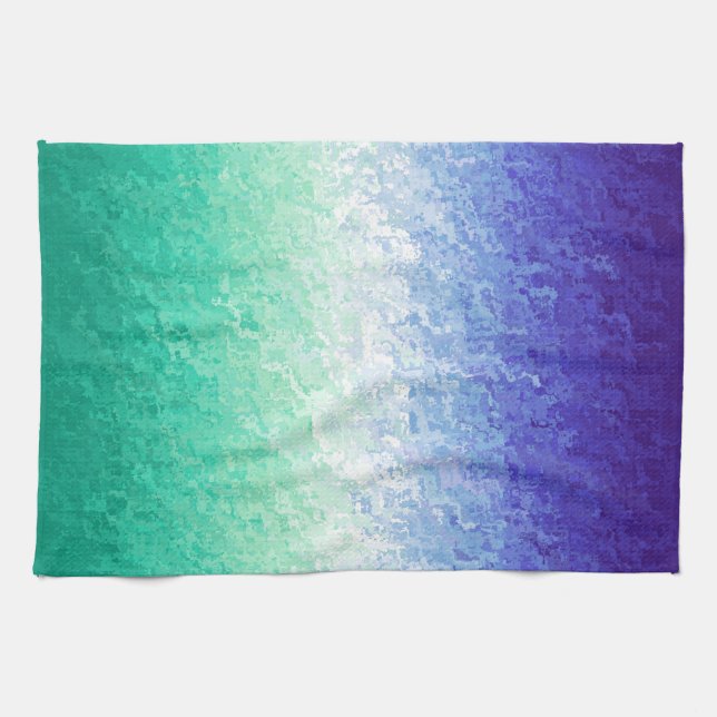 Grungy Abstrakt MLM Män som älskar män Pride Flagg Kökshandduk (Horisontell)