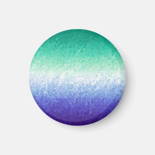 Grungy Abstrakt MLM Män som älskar män Pride Flagg Magnet (Framsidan)