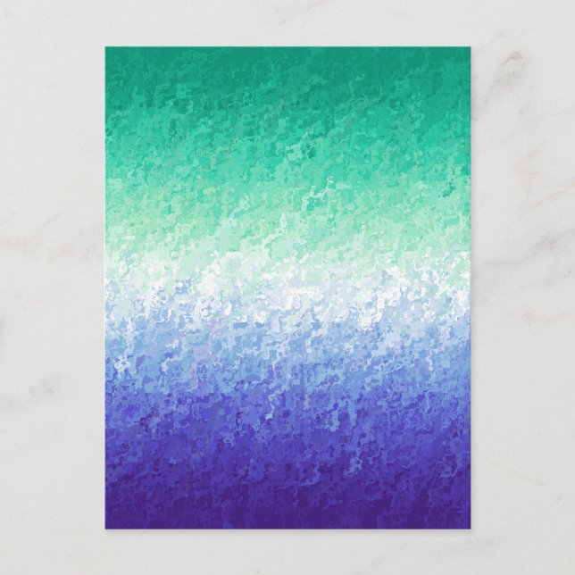 Grungy Abstrakt MLM Män som älskar män Pride Flagg Vykort (Framsida)