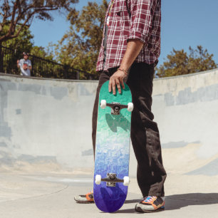 Grungy Abstrakt MLM Manar Loving Manar Pride Flagg Mini Skateboard Bräda 18,5 Cm