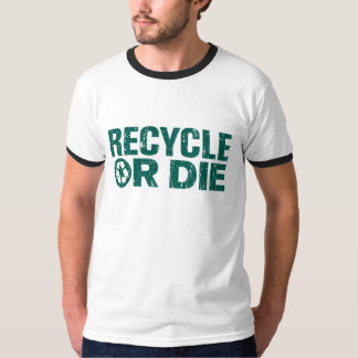 grungy återvinnaTshirt T-shirt