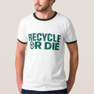 grungy återvinnaTshirt Tee