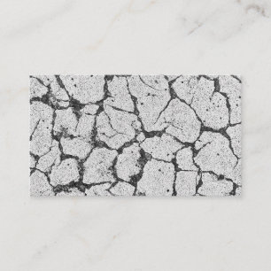 Grungy Cracks Paint Concrey Visitkort