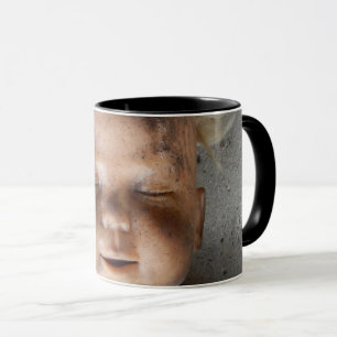 Grungy Doll Ansikte Mugg