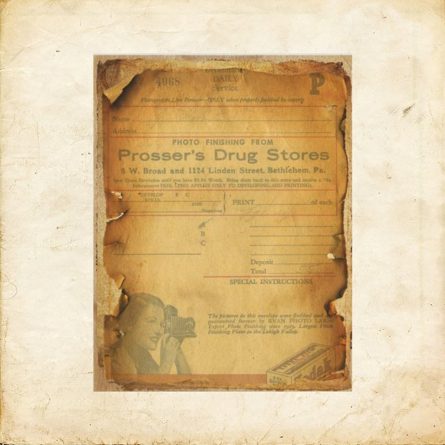 Grungy filmkuvert Scrapbookpapper (Skapare uppladdad)