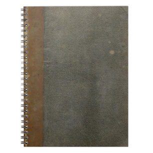 Grungy Gamle Bok Cover-dator Anteckningsbok