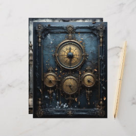 Grungy Gothic Winter Papper Craft Cardstock