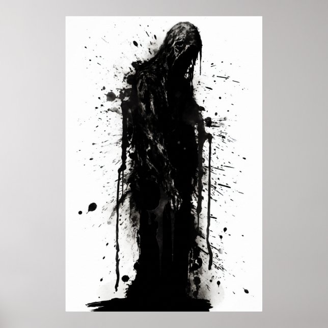 Grungy Grim Reaper Poster (Framsidan)