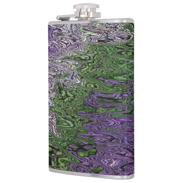 Grungy Groovy Funky Trippy Genderqueer Stolthet Fickplunta (Vänster)