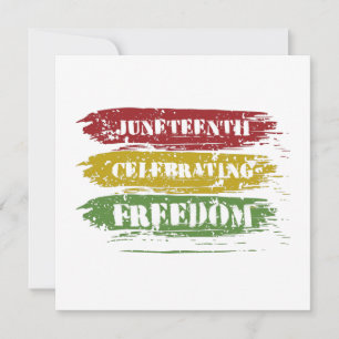 Grungy Junetelfte, Black People's Freedom Julkort