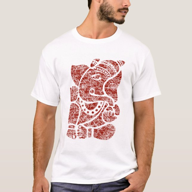 Grungy Lord Ganesha Underteckna Tee Shirt (Framsida)