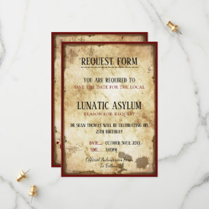 Grungy Lunatic Asylum Birthday Spara Datumet