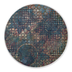 Grungy mönster med den smutsiga patchworken av knopp