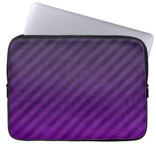 Grungy mörka lilarandar laptop fodral