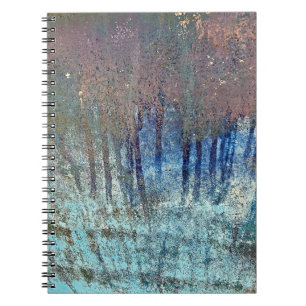 Grungy Paint Streak-Abstrakt Anteckningsbok