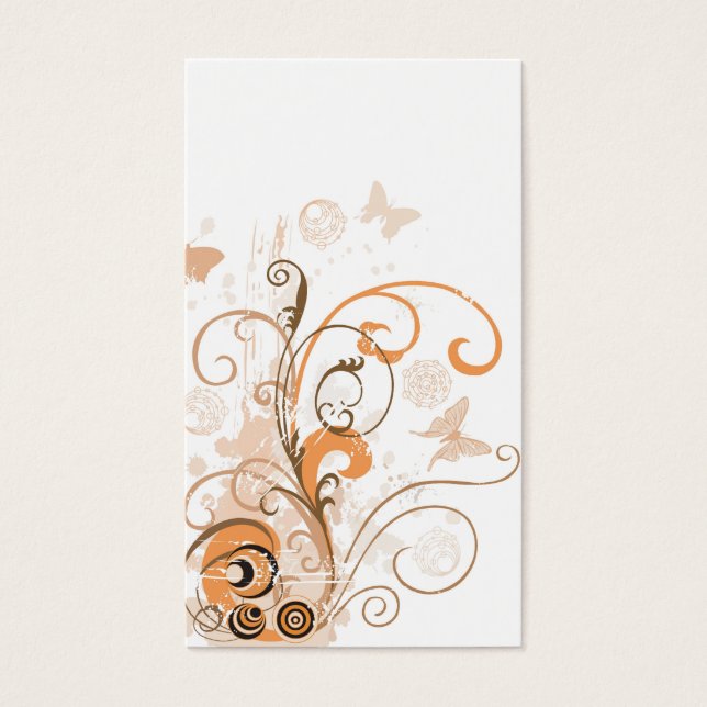 Grungy Profile Card Visitkort (Framsidan)