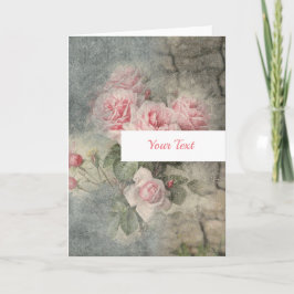 GRUNGY RO - Vintage Flowers Kort
