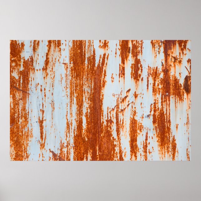 grungy rostig stålvägg bakgrund och textur poster (Framsidan)